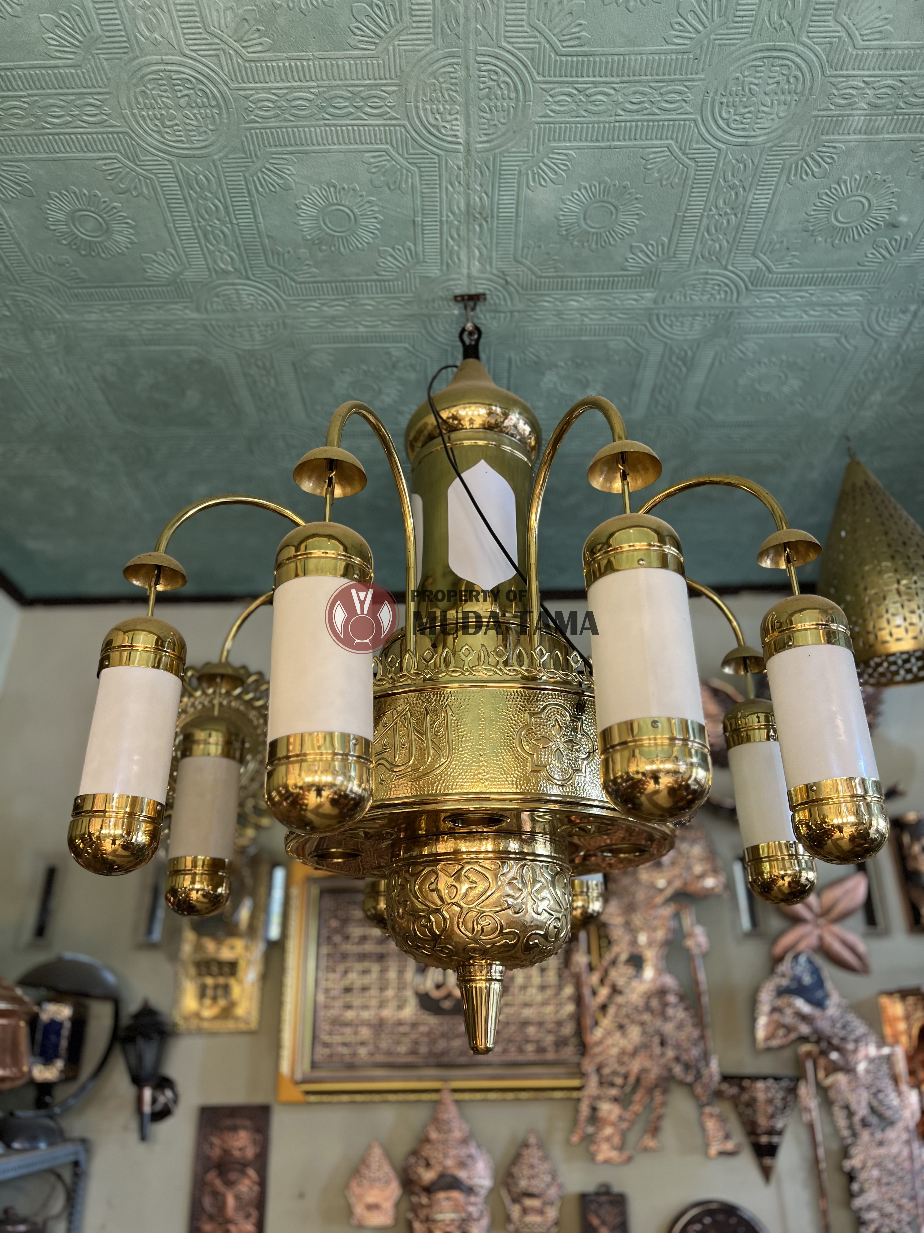 Lampu nabawi kuningan